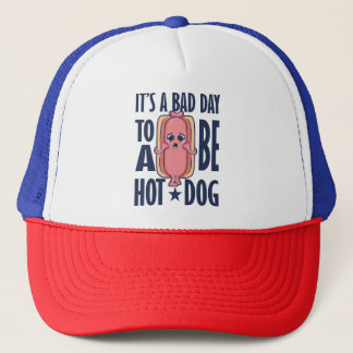 Casquette c'est une mauvaise journée d'être un hot dog
