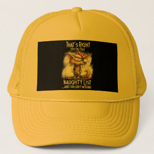 Casquette C'est Vrai Je Suis Sur La Liste Vilains Et Je Regr