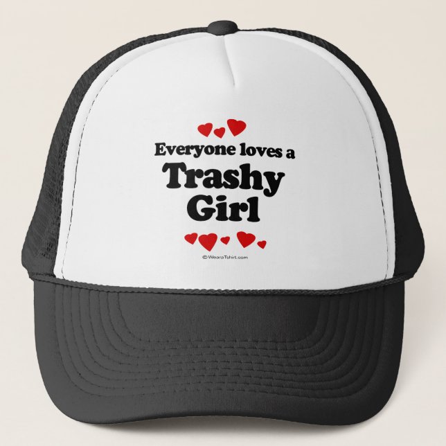 Casquette Chacun aime un T-shirt sans valeur de fille (Devant)