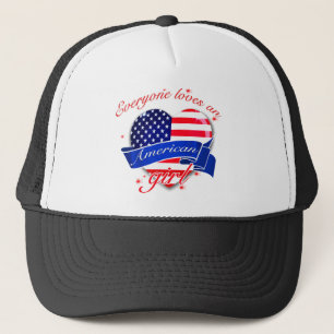 Casquette Chacun aime une fille américaine