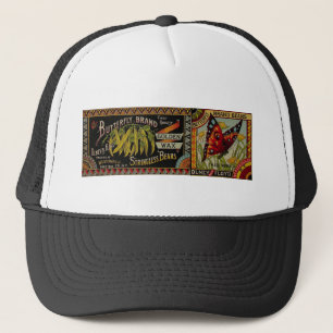 Casquette Chaîne Étiquette de haricot Vegetable Pays