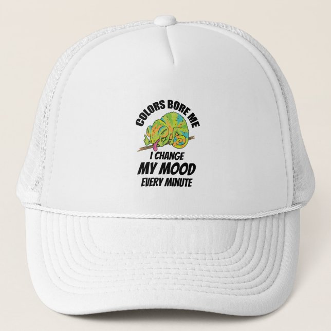 Casquette Chameleon - Les couleurs sont ennuyeuses (Devant)