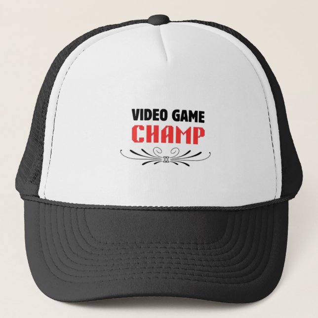 Casquette Champ de jeu vidéo (Devant)