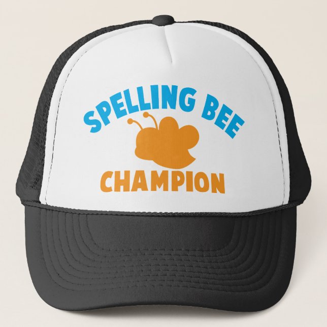 Casquette Champion de concours d'orthographe (Devant)