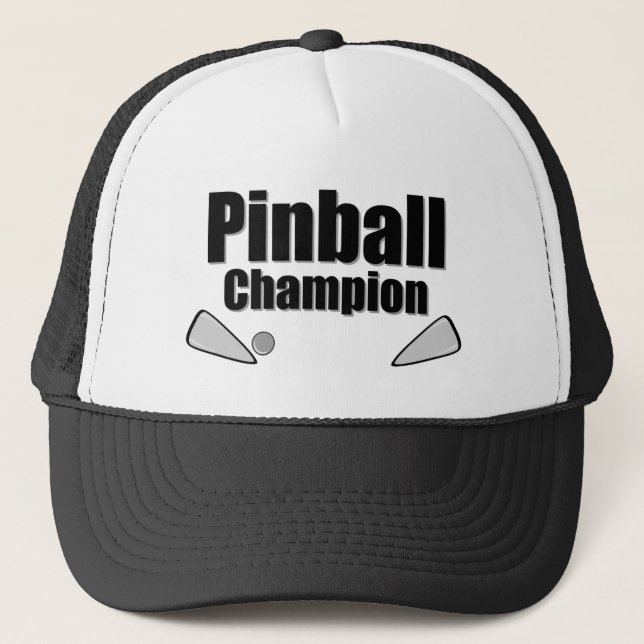 Casquette Champion de Pinball (Devant)