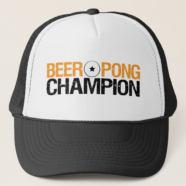 Casquette champion de puanteur de bière (Devant)