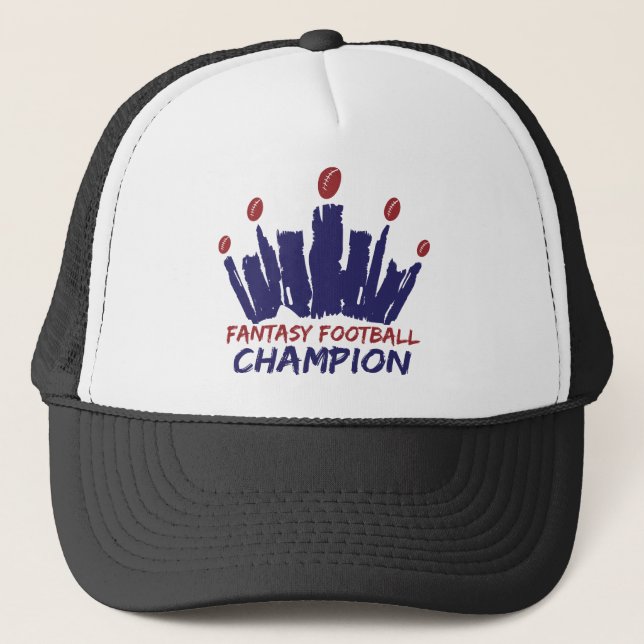 Casquette Champion du football d'imaginaire (Devant)