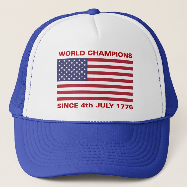 Casquette Champions de la guerre mondiale depuis 1776 (Devant)