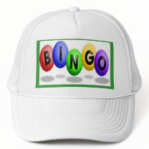 Casquette chanceux de bingo-test
