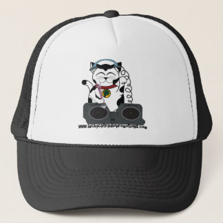 casquette chanceux de chat du DJ