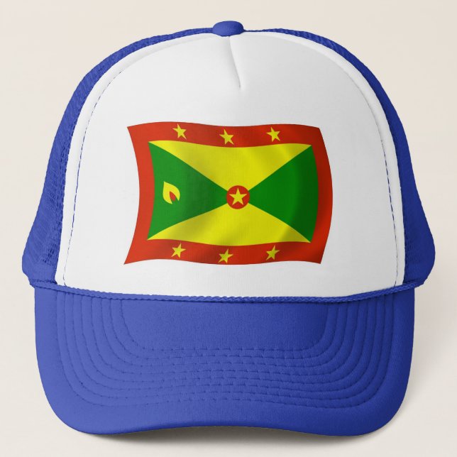 Casquette Chapeau au drapeau de la Grenade (Devant)