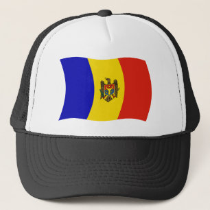 Casquette Chapeau au drapeau de la Moldavie