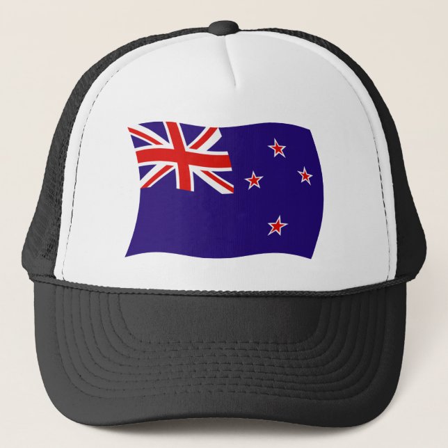 Casquette Chapeau au drapeau de la Nouvelle-Zélande (Devant)