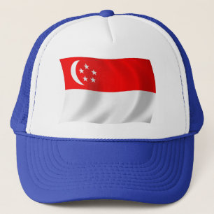 Casquette Chapeau au drapeau de Singapour