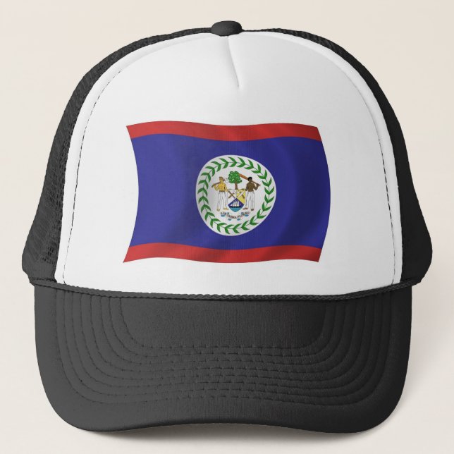 Casquette Chapeau au drapeau du Belize (Devant)