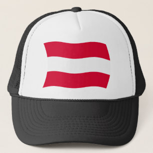 Casquette Chapeau avec drapeau autrichien