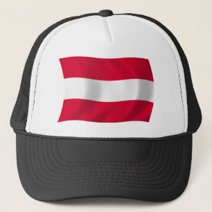 Casquette Chapeau avec drapeau autrichien