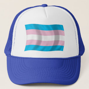 Casquette Chapeau avec drapeau de la fierté transgenre