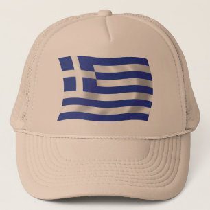 Casquette Chapeau avec drapeau de la Grèce