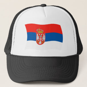 Casquette Chapeau avec Drapeau de la Serbie