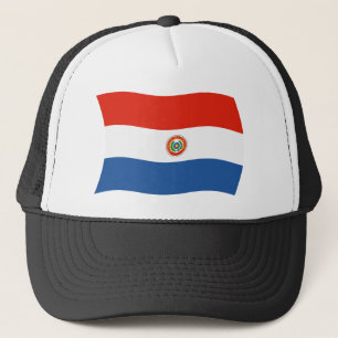 Casquette Chapeau avec Drapeau du Paraguay
