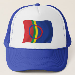 Casquette Chapeau avec drapeau du peuple Sami