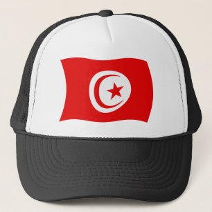 Casquette Chapeau avec drapeau tunisien
