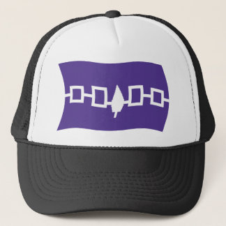 Casquette Chapeau avec le drapeau de la Confédération Iroquo