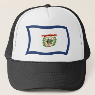 Casquette Chapeau avec le drapeau de la Virginie-Occidentale