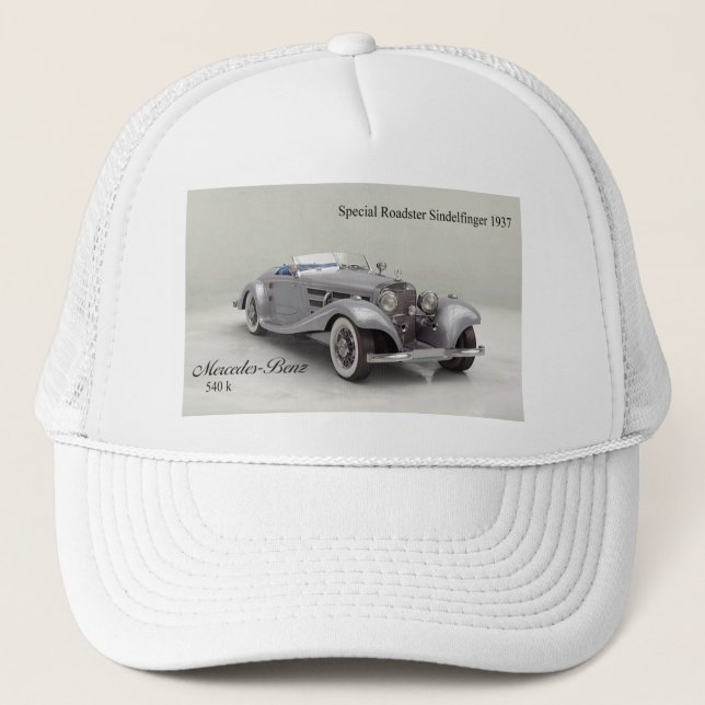 Casquette Chapeau camionneur de voitures classiques (Devant)