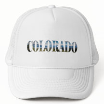 Chapeau Colorado texte montagne Colorado