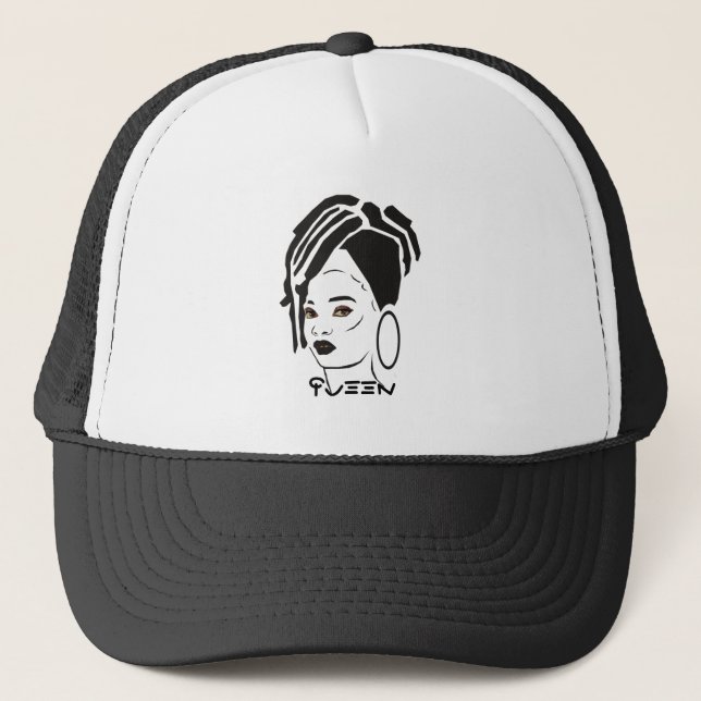 Casquette Chapeau cool African Queen Trucker (Devant)