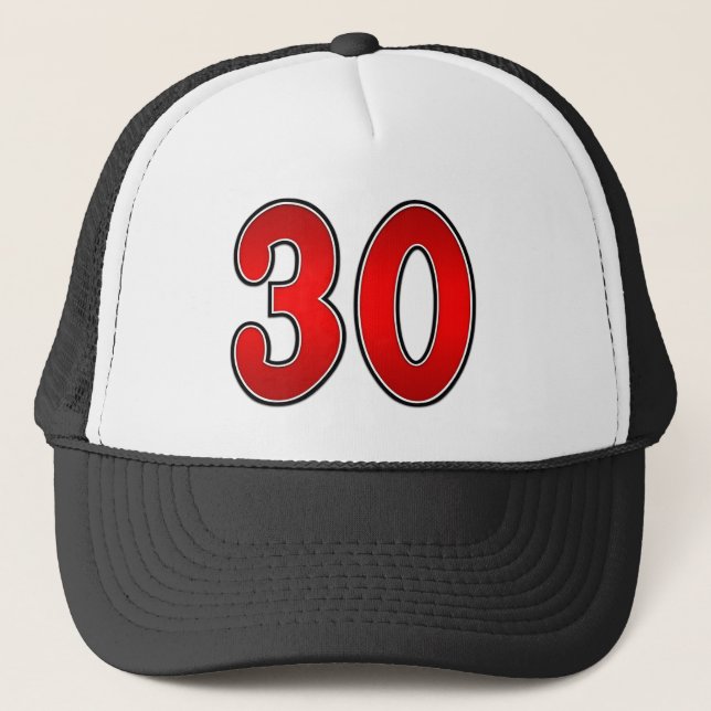 Casquette Chapeau de camion 30e anniversaire (Devant)