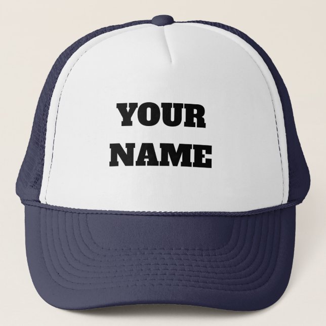 Casquette Chapeau de camion à deux tons personnalisé (Devant)