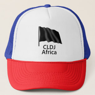 Casquette Chapeau de camion à drapeau noir