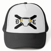 CHAPEAU DE CAMION À DRAPEAU NOIR DL