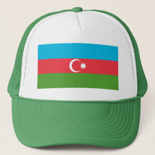 Casquette Chapeau de camion avec drapeau d'Azerbaïdjan