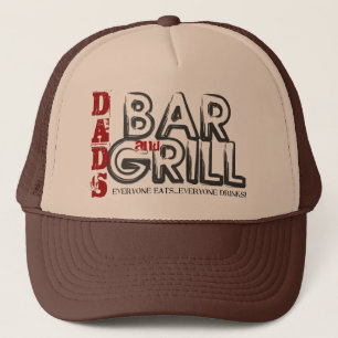 Casquette Chapeau de camion barbecue et grill papa