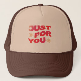 Casquette Chapeau de camion, blanc et noir