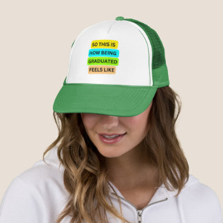 Casquette Chapeau de camion blanc et vert SO_This_IS_HOW_BEI