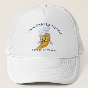 Casquette Chapeau de camion-chargeur de pizza personnalisée