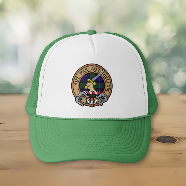 Casquette Chapeau de camion Clan Gunn Crest (Créateur téléchargé)
