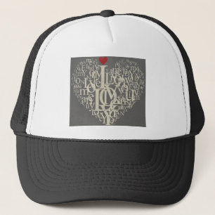 Casquette Chapeau de camion d'amour