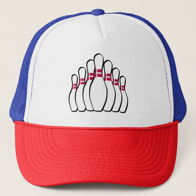 Casquette Chapeau de camion de Bowling Pins (Devant)