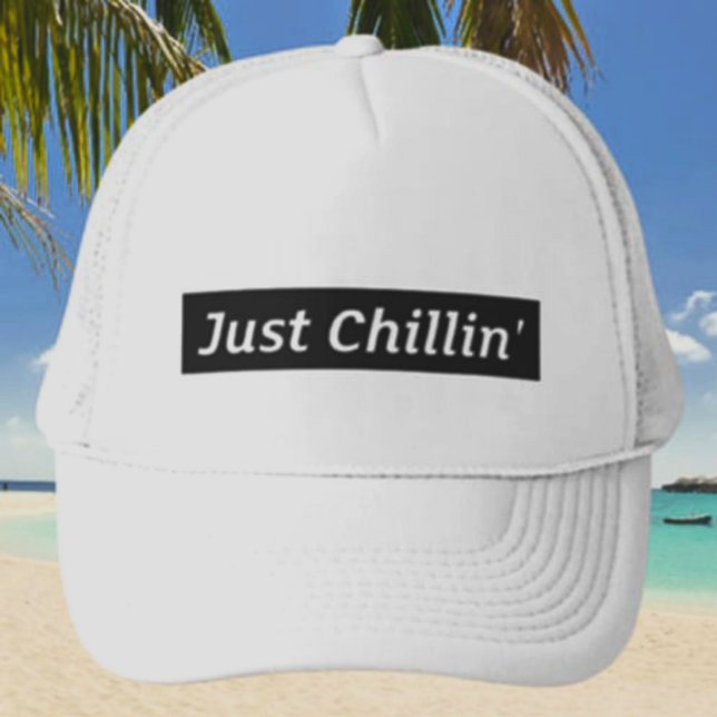 Casquette Chapeau de camion de Chillin (Créateur téléchargé)