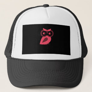 Casquette Chapeau de camion de Chouette rose