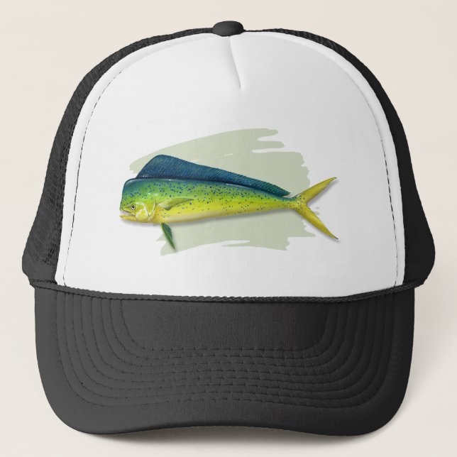 Casquette Chapeau de camion de Dolphinfish (Mahi Mahi) (Devant)