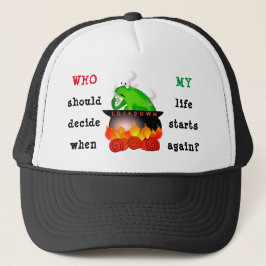 Casquette Chapeau de camion de grenouille en ébullition