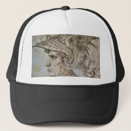 Casquette Chapeau de camion de guerrier casqué de Leonardo