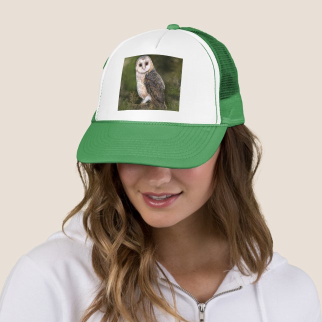Casquette Chapeau de camion de la chouette de l'Ouest (En situation)